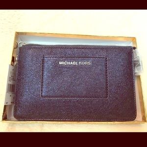Black Michael Kors Wristlet